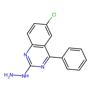 (6-Chloro-4-phenylquinazolin-2-yl)hydrazine structure