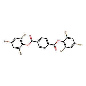 Bis(2,4,6-tribromophenyl) terephthalate structure