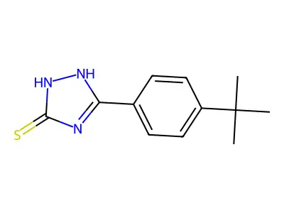 5-[4-(tert-Butyl)phenyl]-1H-1,2,4-triazole-3-thiol structure