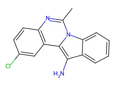 2-Chloro-6-methylindolo[1,2-c]quinazolin-12-amine structure