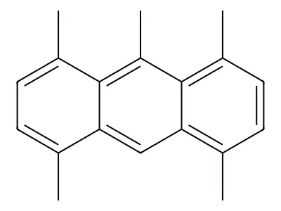 1,4,5,8,9-Pentamethylanthracene structure