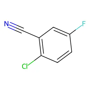 2-氯-5-氟苯甲腈 structure