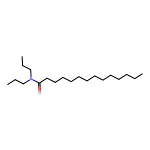 N,N-二丙基十四酰胺 structure