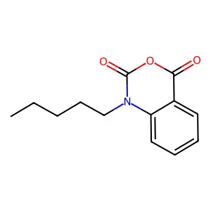 Benz-3,1-oxazine-2,4-dione, 1-pentyl- structure
