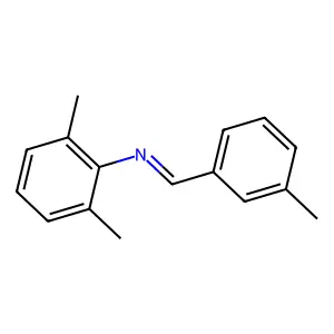 Benzamine, 2,6-dimethyl-N-((3-methylphenyl)methylene)- structure