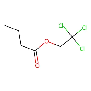 2,2,2-Trichloroethyl butyrate structure
