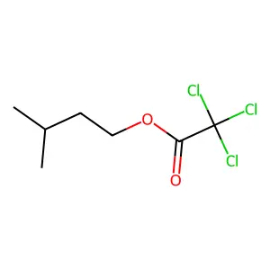 3-Methylbutyl trichloroacetate structure