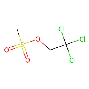 Ethanol, 2,2,2-trichloro-, methanesulfonate structure