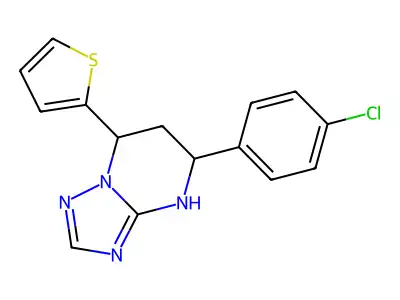C15H13ClN4S structure