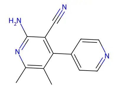 2-Amino-5,6-dimethyl-4,4'-bipyridine-3-carbonitrile structure