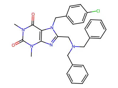 C29H28ClN5O2 structure