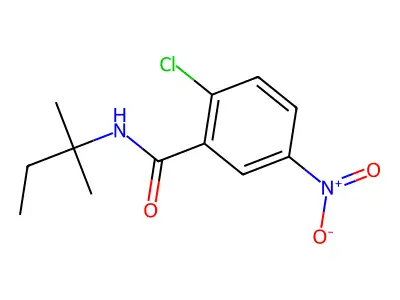 2-Chloro-5-nitro-N-(tert-pentyl)benzamide structure