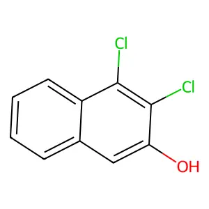 3,4-Dichloro-2-naphthol structure