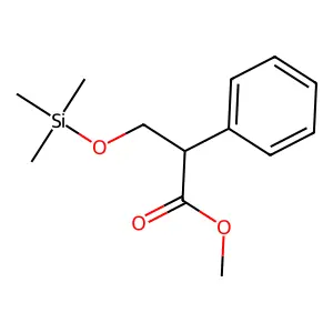 Methyl 2-phenyl-3-[(trimethylsilyl)oxy]propanoate structure