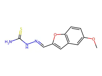 Hydrazinecarbothioamide, 2-[(5-methoxy-2-benzofuranyl)methylene]- structure