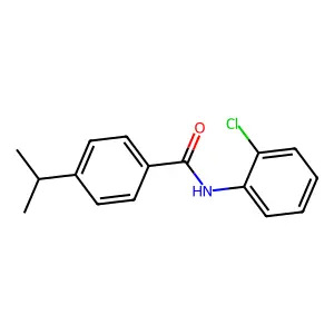 N-(2-chlorophenyl)-4-isopropylbenzamide structure