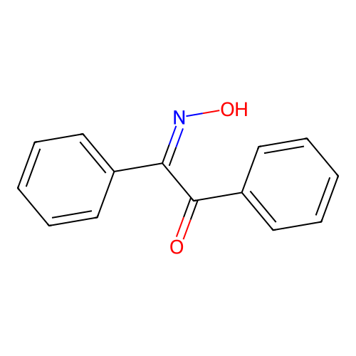Benzil (Z)-monoxime structure