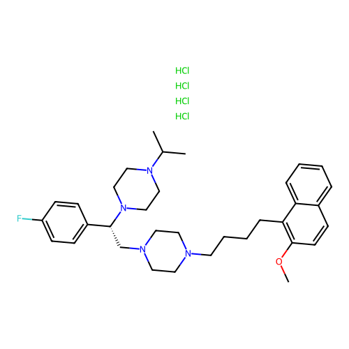 MCL0129 tetrahydrochloride structure