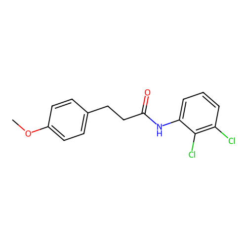 N-(2,3-dichlorophenyl)-3-(4-methoxyphenyl)propanamide structure