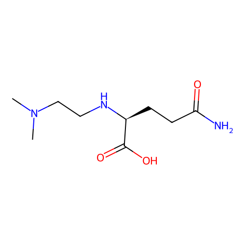 Poly(dimethylaminoethylglutamine) structure