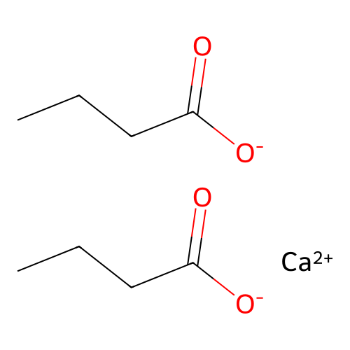 Calcium butyrate structure