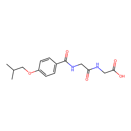 2-(2-(4-Isobutoxybenzamido)acetamido)acetic acid structure