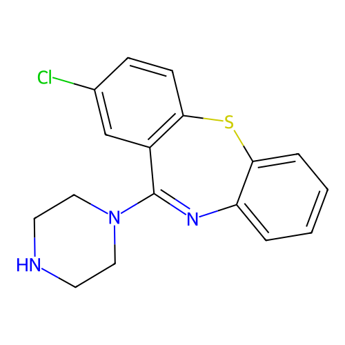 4-(2-Chlorodibenzo(bf)(1,4)thiazepin-11-yl)piperazine structure