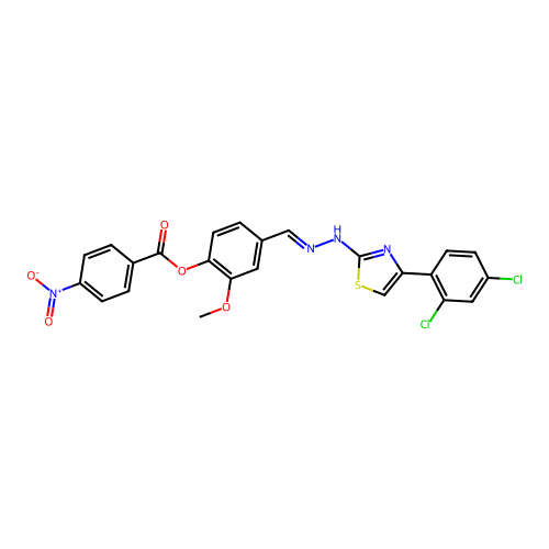 C24H16Cl2N4O5S structure