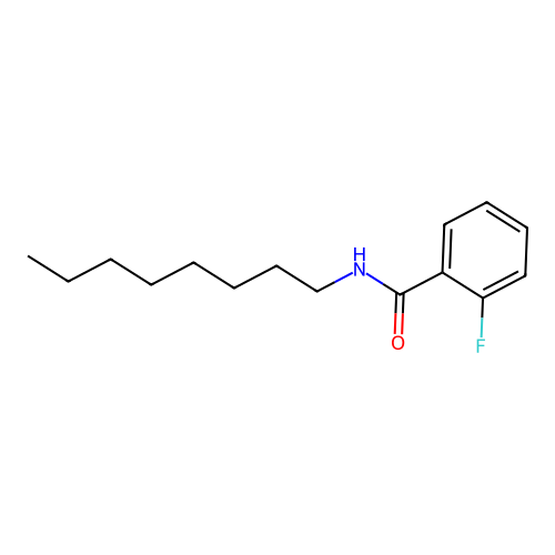 2-fluoro-N-octylbenzamide structure