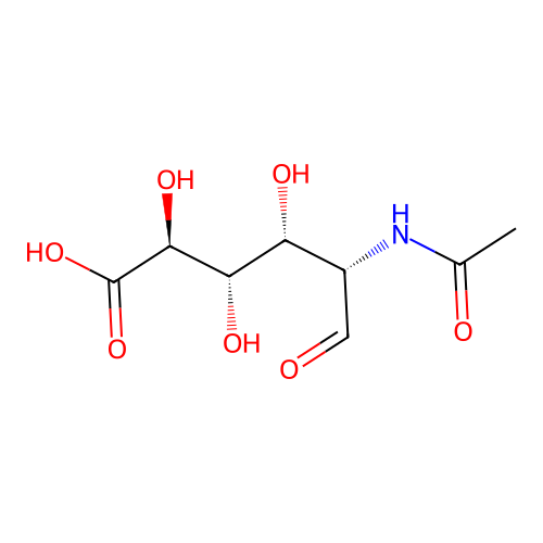 N-acetylmannosaminuronic acid structure