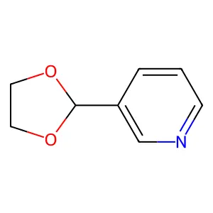 3-(1,3-Dioxolan-2-yl)pyridine structure