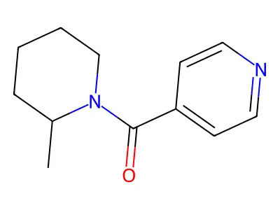 (2-Methylpiperidin-1-yl)(pyridin-4-yl)methanone structure