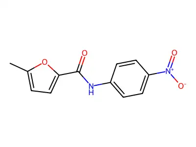 5-methyl-N-(4-nitrophenyl)furan-2-carboxamide structure