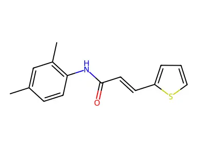 N-(2,4-Dimethylphenyl)-3-(2-thienyl)-2-propenamide structure