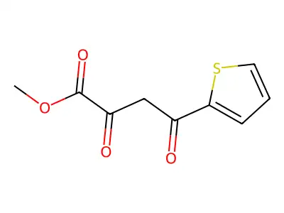 Methyl 2-hydroxy-4-oxo-4-thiophen-2-ylbut-2-enoate structure