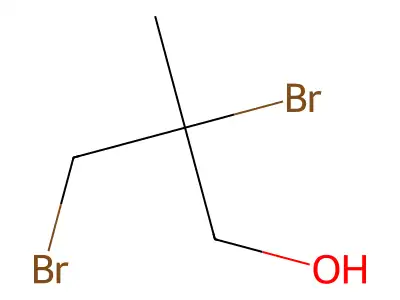 2-Methyl-2,3-dibromopropanol structure