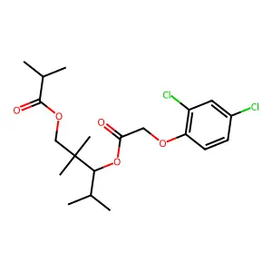 [3-[2-(2,4-Dichlorophenoxy)acetyl]oxy-2,2,4-trimethylpentyl] 2-methylpropanoate structure