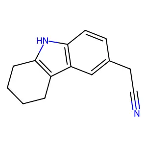 2-(6,7,8,9-tetrahydro-5H-carbazol-3-yl)acetonitrile structure