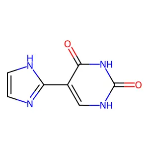 5-(1H-imidazol-2-yl)-1H-pyrimidine-2,4-dione structure