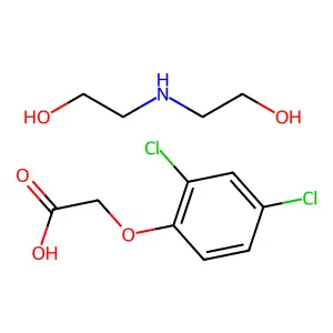2,4-D二乙醇胺盐 structure