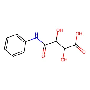 (2S,3S)-2,3-Dihydroxy-4-oxo-4-(phenylamino)butanoic acid structure
