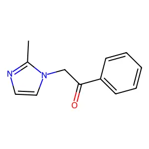 2-(2-methyl-1H-imidazol-1-yl)-1-phenylethanone structure