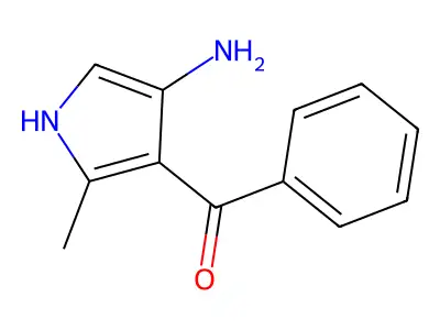 Methanone, (4-amino-2-methyl-1H-pyrrol-3-yl)phenyl- structure