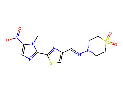 (E)-N-(1,1-dioxo-1,4-thiazinan-4-yl)-1-[2-(1-methyl-5-nitroi structure