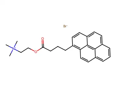 1-Pyrenebutyrylcholine structure
