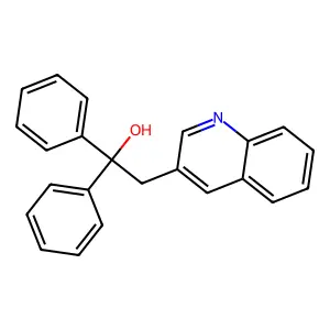 1,1-Diphenyl-2-(quinolin-3-yl)ethan-1-ol structure