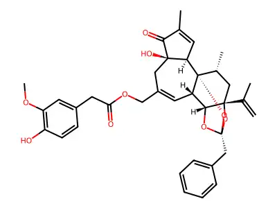 树脂毒素 structure