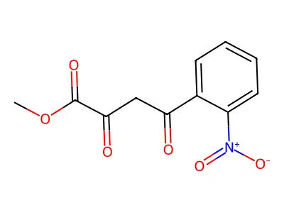 Methyl 4-(2-nitrophenyl)-2,4-dioxobutanoate structure