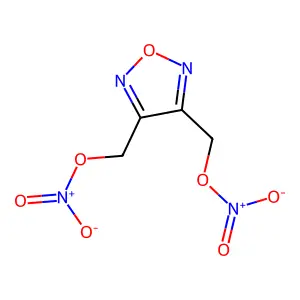 4,5-呋咱二甲醇二硝酸酯 structure