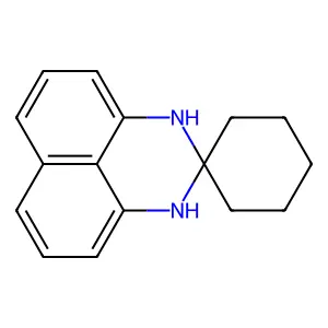 Spiro[cyclohexane-1,2'(3'H)-[1H]perimidine] structure